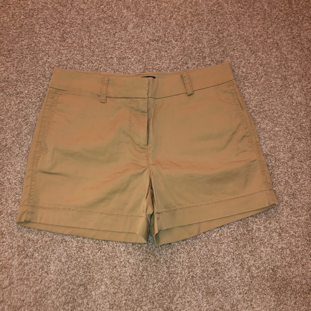 Tan JCrew shorts